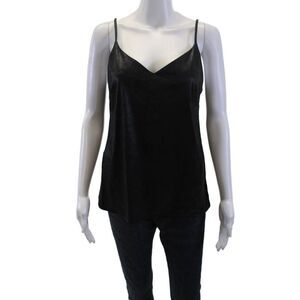 Malibu Road Women Camisole Black V-Neck Sleeveless Modal Spandex Size 1